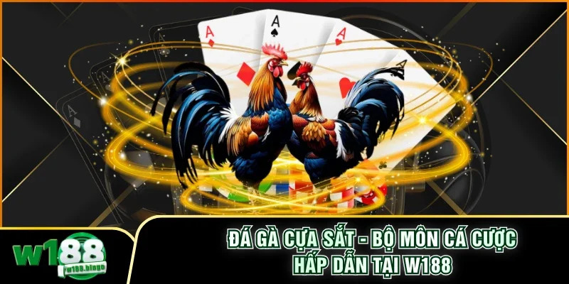 Đá Gà Cựa Sắt - Bộ Môn Cá Cược Hấp Dẫn Tại W188