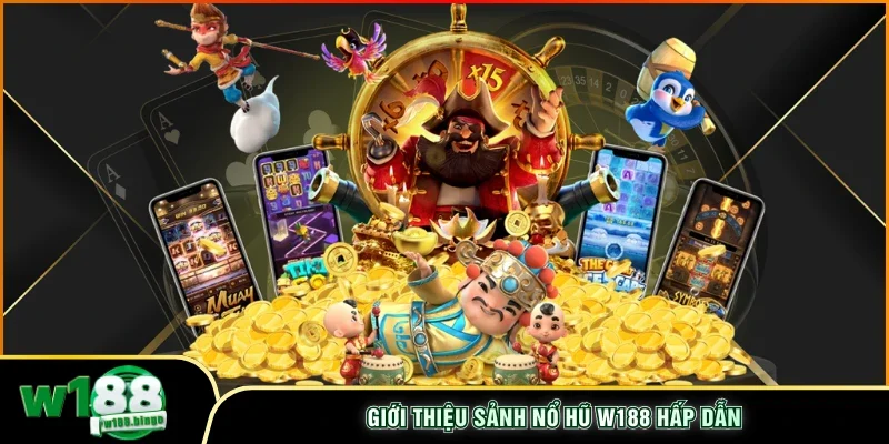 Giới thiệu sảnh nổ hũ W188 hấp dẫn